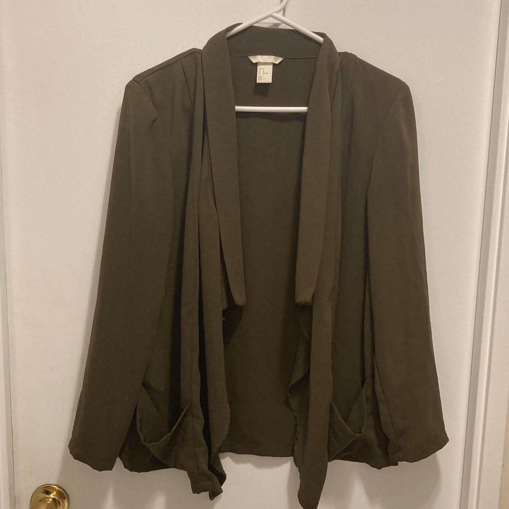 H&M Open Draped Blazer